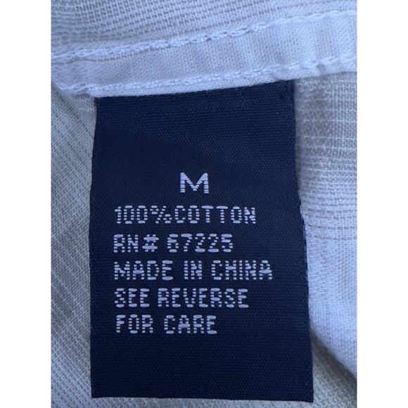 Ocean Current Mens Short Sleeve Large Surfing Plaid Button Up Tan - Picture 7 of 10